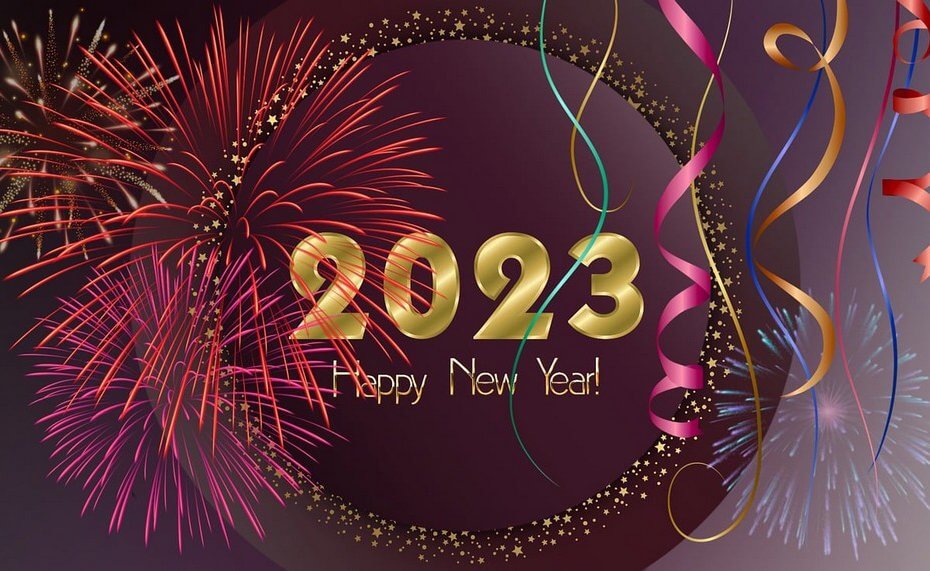 Happy New Year 2023 (confettis)