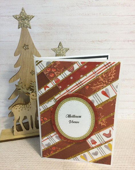Carte de vœux "Happy New Year" (rouge)