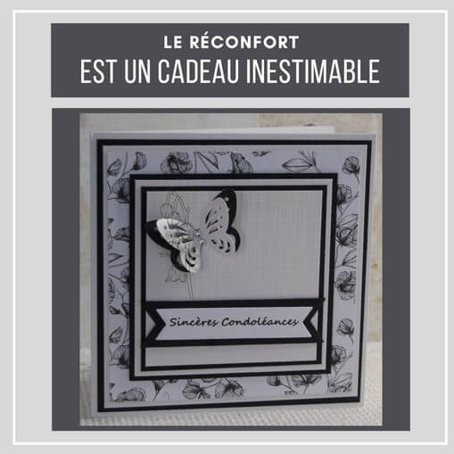 Carte condoléances - Un pas après l'autre