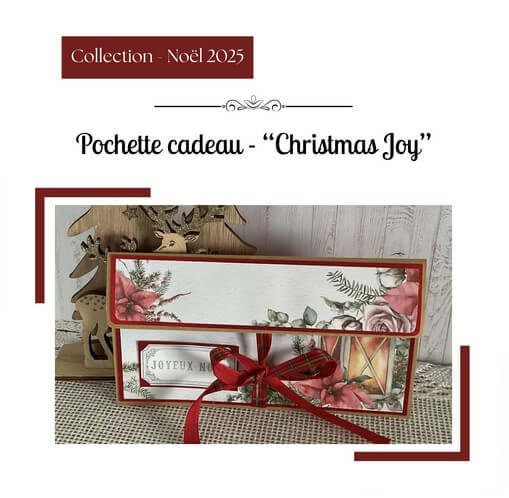 Noël 2025 - Pochette cadeau - Christmas Joy