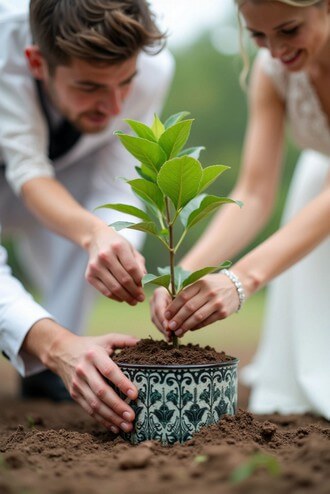 Animation mariage - L'union des terres (illustration)