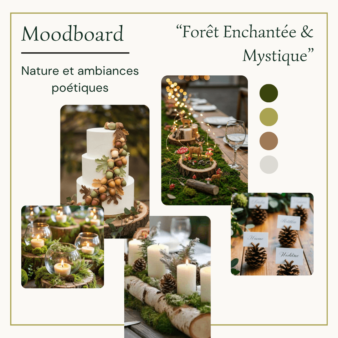 Mariage automne - Thème forêt enchantée