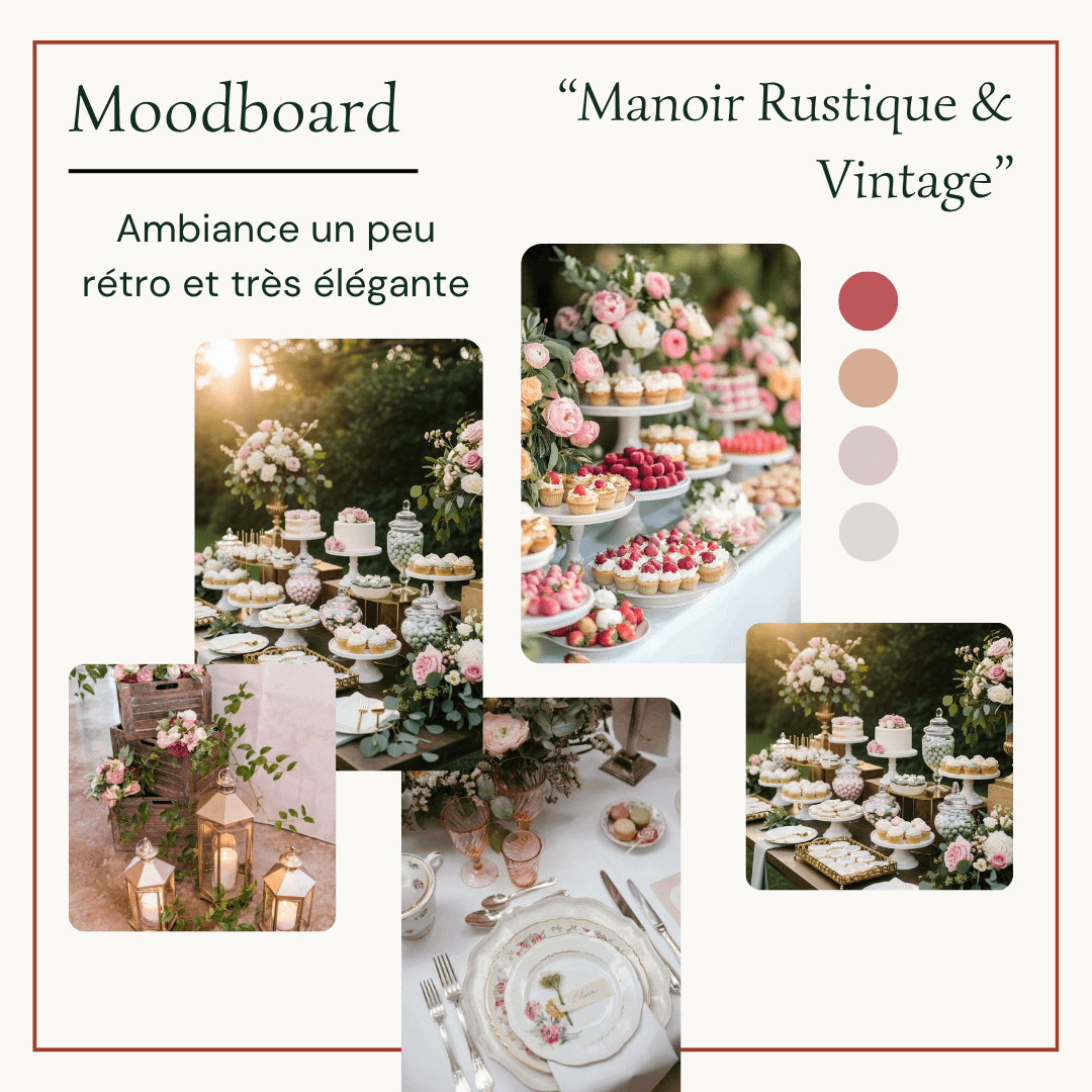 Mariage automne - Thème manoir