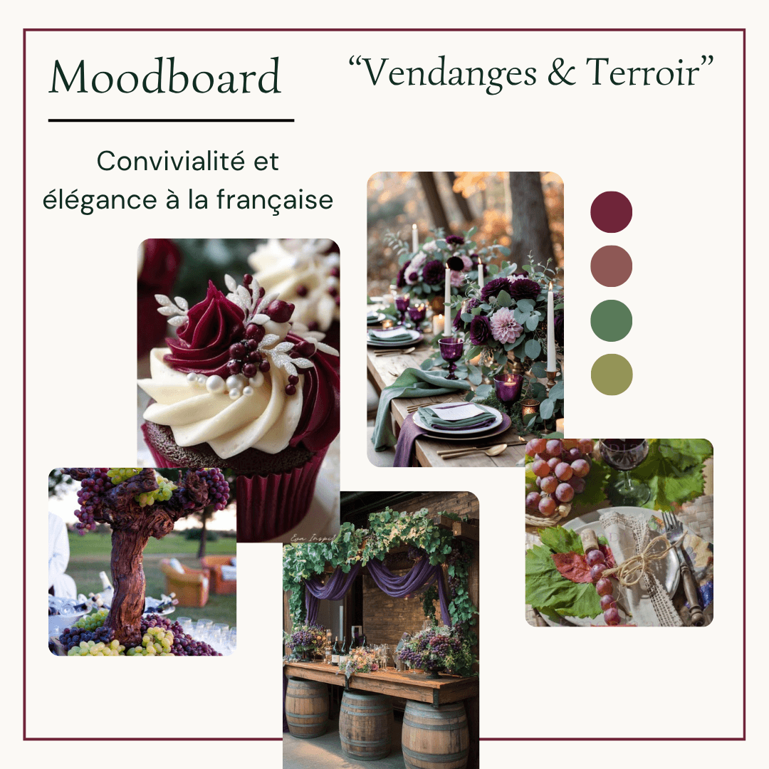 Mariage automne - Thème vendanges