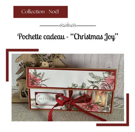 Noël - Pochette cadeau - "Christmas Joy"