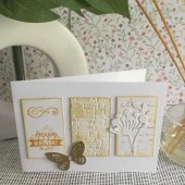 Carte-anniversaire Happy Birthday (fenêtre 3D)