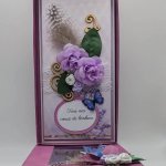 Carte-mariage promesse d'amour (vue enrière)
